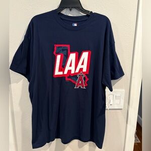 Los Angeles Angels MLB Genuine Merchandise Navy Blue Men’s T-shirt Size XL NWT